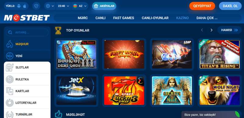Mostbet Casino: Azərbaycanlı Oyunçular ən yaxşı bonusları əldə edirlər Mostbet Casino: Azərbaycanlı Oyunçular ən yaxşı bonusları əldə edirlər